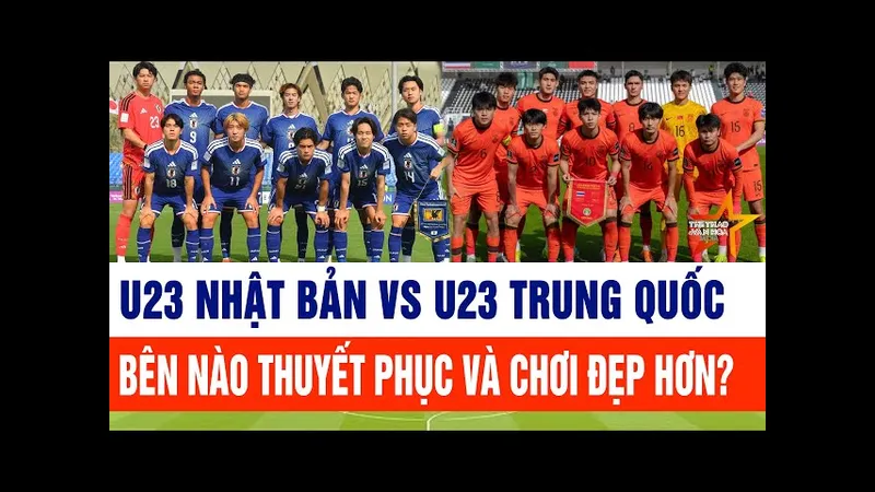 Cầu thủ U23 Nhật Bản tung cú sút mạnh vào khung thành U23 Trung Quốc Cầu thủ U23 Nhật Bản tung cú sút mạnh vào khung thành U23 Trung Quốc